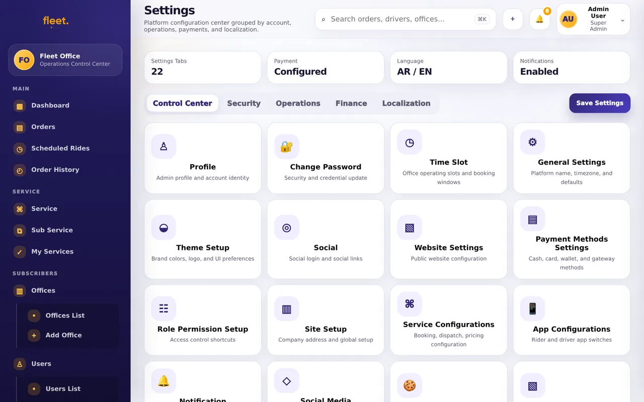 System configuration