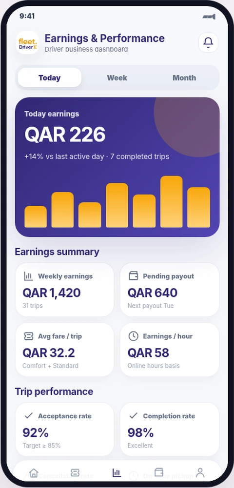 Earnings and performance